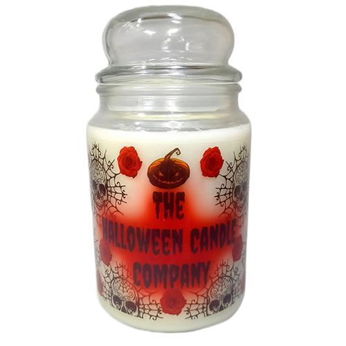 Skull & Roses Scented Candle