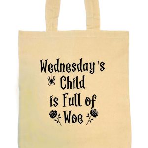 Wednesdays Child Tote Bag