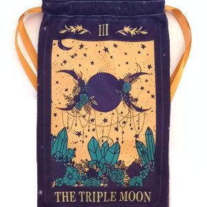 Triple Moon Tarot Card Design Tarot Bag